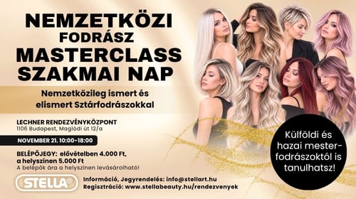 Nemzetközi Fodrász Masterclass Szakmai Nap
