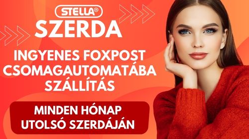 Stella Szerda Ingyenes Csomagautomatába szállítás Foxposttal!*