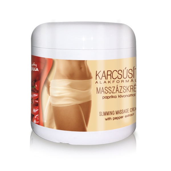 Lady STELLA Karcsúsító Masszázskrém Paprika 500  ml