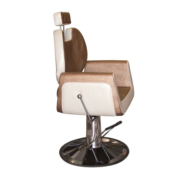 STELLA SALON Men's Hair Chair Gold Cream Sx-926