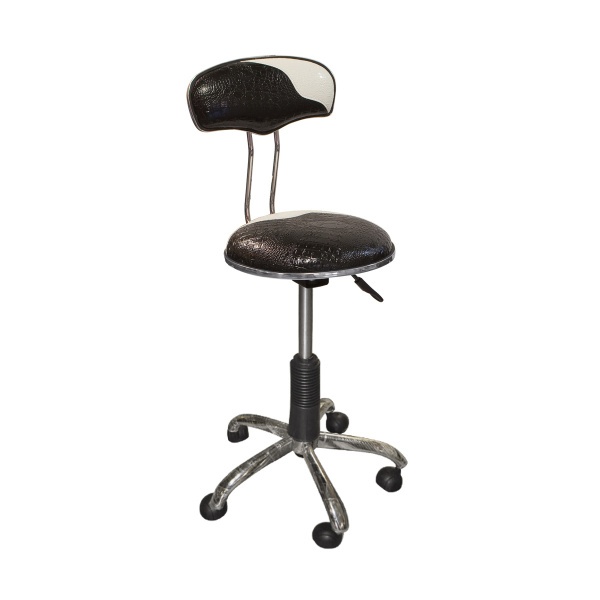 STELLA SALON Swivel chair black-white SX-850