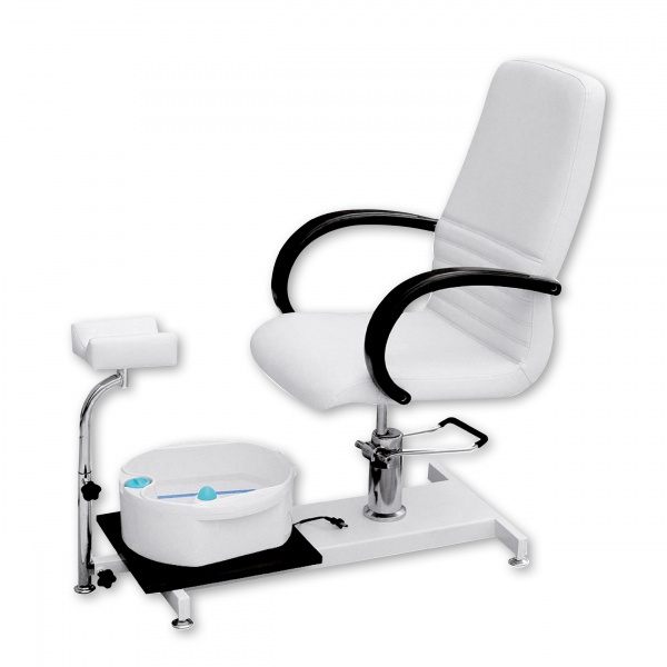 Hydraulic Pedicure Chair With Footrest And Soaking Bowl