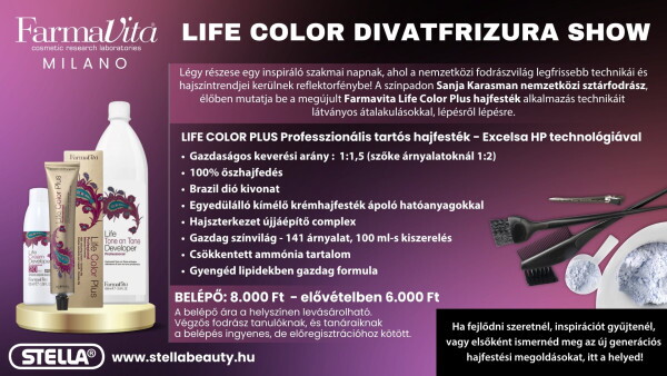 Farmavita Life Color Divatfrizura Show Belépőjegy