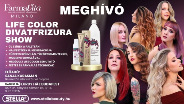 Farmavita Life Color Divatfrizura Show Belépőjegy
