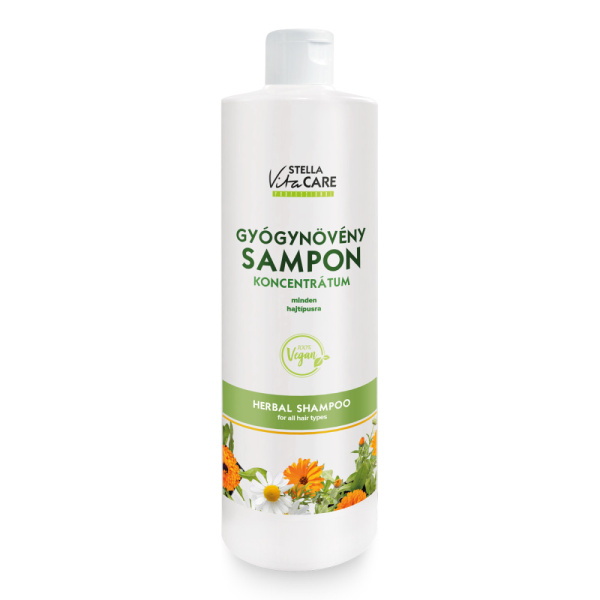 STELLA Vitacare Gyógynövény + Aloe Sampon Koncentrátum 1000 ml