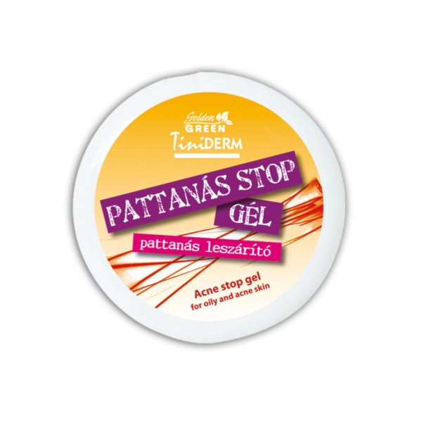 Golden GREEN  Tini Derm Pattanás Stop Gél 100  ml