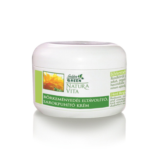 Golden GREEN  Natura Vita Bőrkeményedést Eltávolító Sarokpuhító Krém 125ml