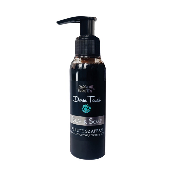 Golden GREEN Derm Touch Pure Control Fekete Szappan 100 ml
