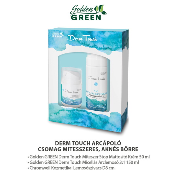 Golden GREEN Derm Touch Arcápoló csomag Problémás bőrre