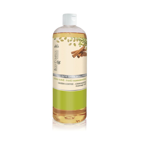 Lady STELLA Spa Spirit Wellness Zöld Kávé, Fahéj Bőrmegújító  Masszázsolaj 1000 ml