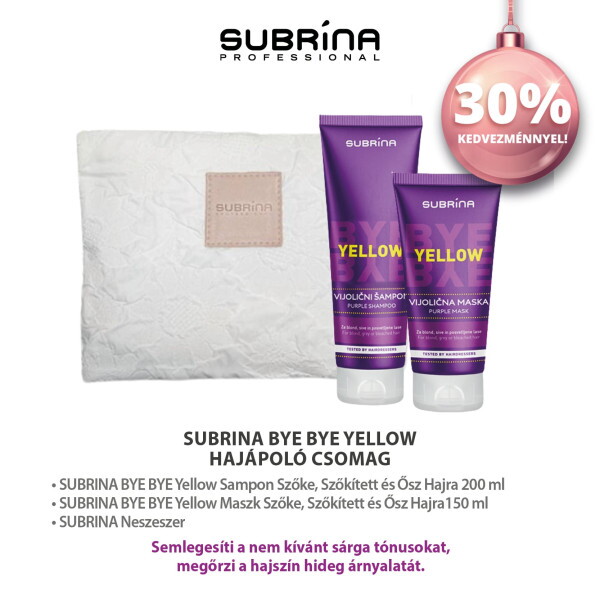 Subrina BYE BYE YELLOW Hajápoló Csomag