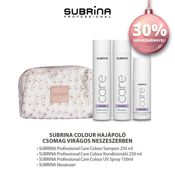 SUBRINA Care Colour Hajápoló Csomag Virágos Neszeszerben 82025