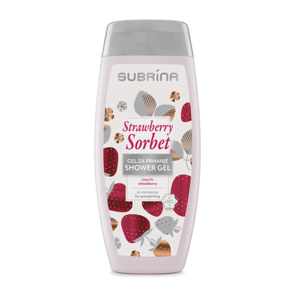 SUBRINA Strawberry Sorbet Tusfürdő Eper Illattal 250ml  81130
