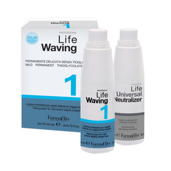 Life Waving Tioglikolsav MENTES Dauerszett Normál Hajra  1" 2x110 Ml