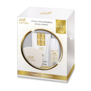 Golden GREEN  Nature 24K Gold Szépségcsomag Elixírrel, Szemkörnyékápoló géllel és AranyMaszkkal