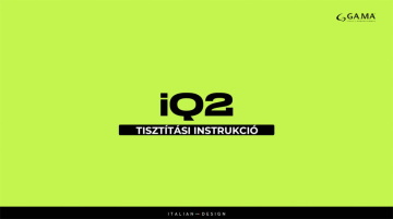 Ga.Ma Professzionális Iq2 Hajszárító Fekete PH6075.BK