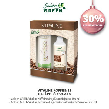Golden GREEN Vitaline  Hajápoló Csomag Koffeines Hajszesszel